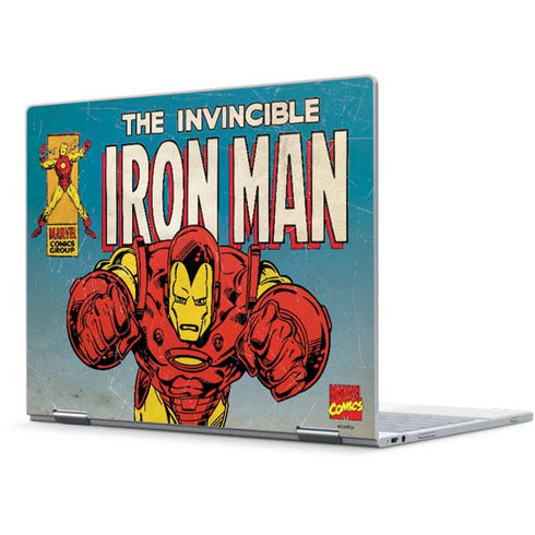 Marvel Classic Comics The Invincible Iron Man Pixelbook Skin